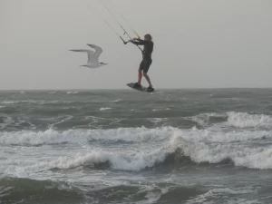 Big air kitesurfing Colombia